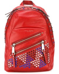 Женский красный кожаный рюкзак от Marc Jacobs