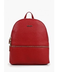 Женский красный кожаный рюкзак от Pola