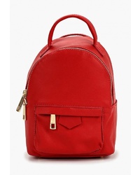Женский красный кожаный рюкзак от Roberta Rossi