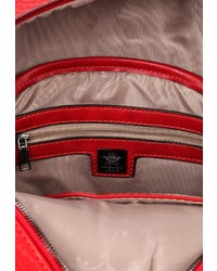 Женский красный кожаный рюкзак от Tom &amp; Eva