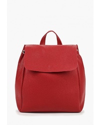 Женский красный кожаный рюкзак от United Colors of Benetton