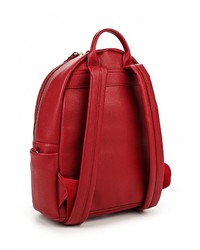Женский красный кожаный рюкзак от Vitacci