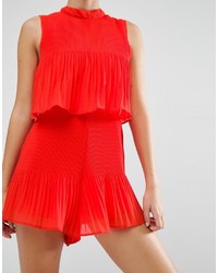Красный комбинезон с шортами от Asos