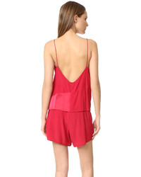 Красный комбинезон с шортами от MLM Label