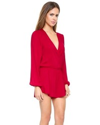 Красный комбинезон с шортами от Blue Life