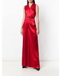 Красный комбинезон от Talbot Runhof