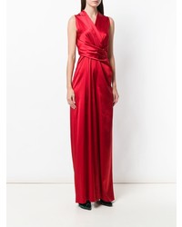 Красный комбинезон от Talbot Runhof