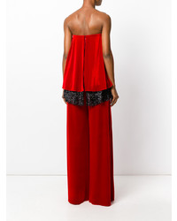 Красный комбинезон от Talbot Runhof