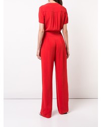 Красный комбинезон от Dvf Diane Von Furstenberg