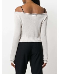 Красный короткий свитер от Lost & Found Rooms