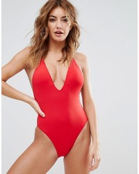 Красный купальник от Bikini Lab