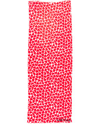 Женский красный легкий шарф от Kate Spade