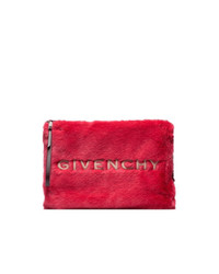 Красный меховой клатч от Givenchy