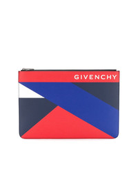 Мужской красный мужской клатч с геометрическим рисунком от Givenchy
