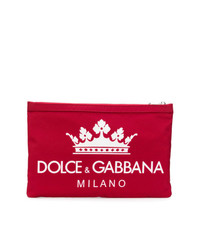 Мужской красный мужской клатч от Dolce & Gabbana