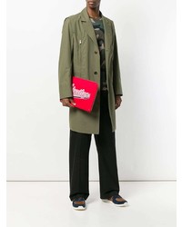 Мужской красный мужской клатч от Valentino