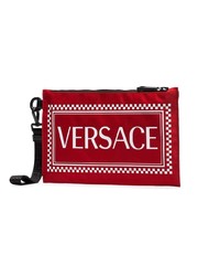 Мужской красный мужской клатч от Versace