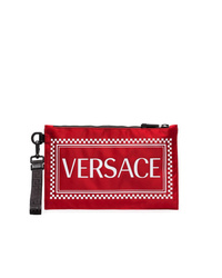 Мужской красный мужской клатч от Versace