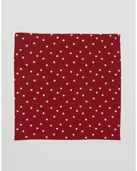 Красный нагрудный платок в горошек от Asos