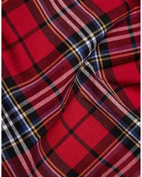 Красный нагрудный платок в шотландскую клетку от Asos