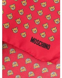 Красный нагрудный платок с принтом от Moschino