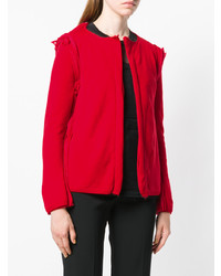 Женский красный открытый кардиган от Comme des Garcons