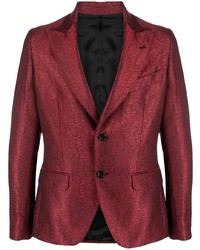 Мужской красный пиджак с цветочным принтом от Reveres 1949