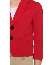 Женский красный пиджак от Dsquared2
