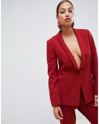 Женский красный пиджак от ASOS DESIGN