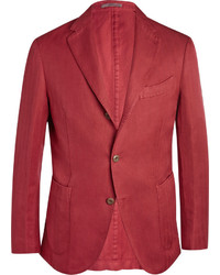 Мужской красный пиджак от Boglioli