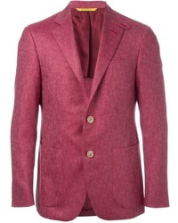 Мужской красный пиджак от Canali