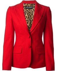 Женский красный пиджак от Dolce & Gabbana