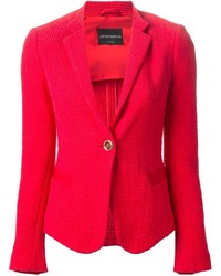 Женский красный пиджак от Emporio Armani