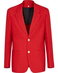 Мужской красный пиджак от Fendi