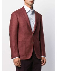 Мужской красный пиджак от Canali