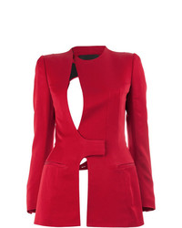 Женский красный пиджак от Haider Ackermann