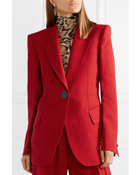 Женский красный пиджак от Petar Petrov