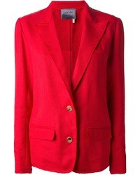 Женский красный пиджак от Lanvin