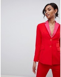 Женский красный пиджак от Little Mistress