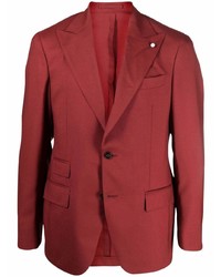 Мужской красный пиджак от Luigi Bianchi Mantova