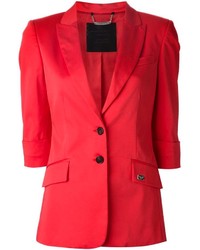 Женский красный пиджак от Philipp Plein