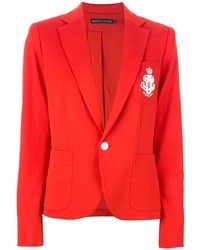 Женский красный пиджак от Ralph Lauren Blue Label