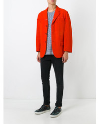 Мужской красный пиджак от Comme Des Garçons Vintage