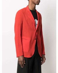 Мужской красный пиджак от Emporio Armani
