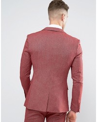 Мужской красный пиджак от Asos