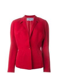Женский красный пиджак от Thierry Mugler Vintage