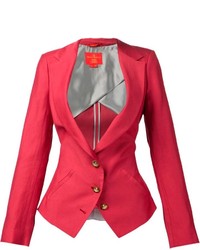 Женский красный пиджак от Vivienne Westwood