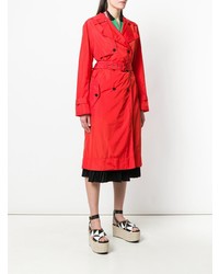 Женский красный плащ от Kenzo