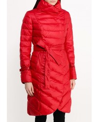 Женский красный пуховик от Clasna