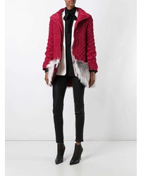 Женский красный пуховик от Ermanno Scervino